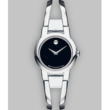 Movado Ladies Amorosa Stainless Watch - Silver