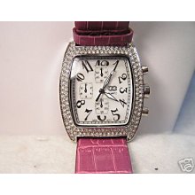 Must See Womens Gg Mother Of Pearl Face Crystal Watch