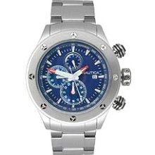 Nautica Chronograph Bracelet Blue Dial Men's Watch #N22533G