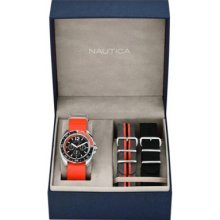 Nautica Gent's Interchangeable Strap A11565G Watch