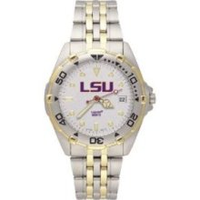 NCAA LSU Tigers Men's All Star Watch Stainless Steel