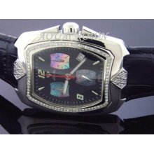 New Aqua Master Steel Band 1.25 Ct W/100 Diamonds