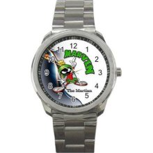 NEW* HOT MARVIN THE MARTIAN Wrist Sport Metal Watch