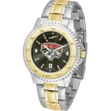 New Mexico Lobos UNM Mens Two-Tone Anochrome Watch