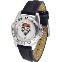 New Mexico Lobos UNM Womens Leather Wrist Watch