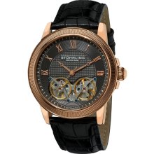 New Stuhrling Boardroom Gemini Automatic Skeleton Watch