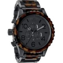 Nixon 51-30 Chrono Matte Black Custom Solid Stainless Steel Mens ...