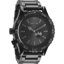 Nixon Men's 51-30 A0571150-00 Black Stainless-Steel Quartz Watch with Black Dial