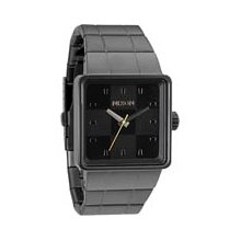 Nixon Quatro Watch in All Gunmetal / Black