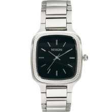 Nixon Shelley Silver Watch Silver/black