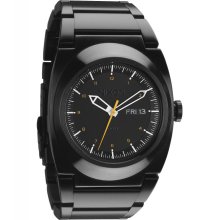 Nixon - The Don II Men's Watch, Black/Orange