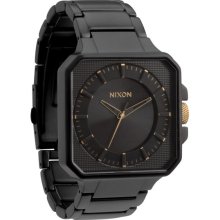 Nixon The Platform Watch Matte Black/Gold One Size For Men 17729410001