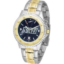 Northern Arizona Lumberjacks Men's Stainless Steel and Gold Tone Watch