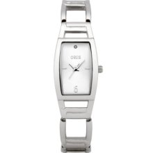 Oasis Women's Quartz Watch With Silver Dial Analogue Display And Silver Bracelet B1153