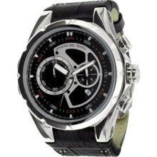 Officina Del Tempo Sail SE 45mm Chronograph Leather Band (OT1029/Y...