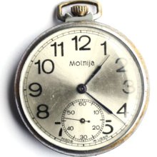 Old pocket watch Molnija