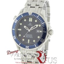 Omega Seamaster 300m Steel Bracelet Blue Dial