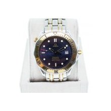 Omega Seamaster Two Tone 2296.80.00 Blue Dial