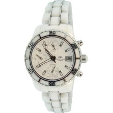 Oniss ON8107-L White Women's Chronograph Ceramic Watch