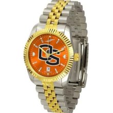 Oregon State Beavers Men's Stainless Steel Alumni Dress Watch