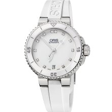 Oris Men's Aquis White Dial Watch 733-7652-4191-07-4-18-31