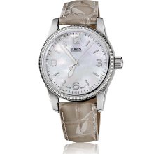 Oris Men's Big Crown White Mother Of Pearl Dial Watch 733-7649-4066-07-5-19-61