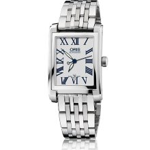 Oris Men's Silver Dial Watch 561-7656-4071-07-8-17-82