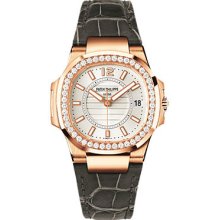 Patek Philippe Women's Nautilus White Dial Watch 7010R-001