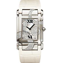 Patek Twenty-4 White Gold Ladies Watch 4914G