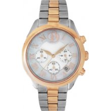 PDB006-C-01 Project D Ladies Chronograph Two Tone Watch