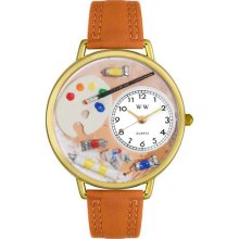 Personalized Artist Unisex Watch - Gold