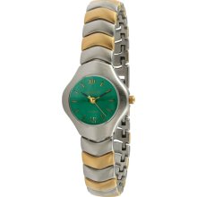 Peugeot Women's Green Dial Wave Link Watch (Green Dial Wave Link Watch)