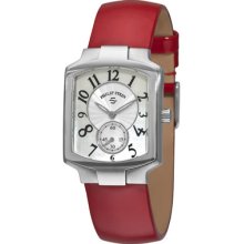 Philip Stein Watches Women's Mother of Pearl Dial Red Patent Leather