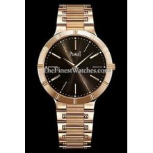 Piaget Dancer Large Unisex Pink Gold Watch G0A32055