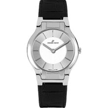 Pierre Petit Women's P-799B Serie Laval Steel Case Black Genuine ...