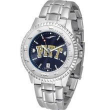 Pitt University Panthers Men's Stainless Steel Dress Watch