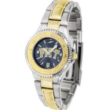 Pittsburgh Panthers Competitor AnoChrome Ladies Watch with Two-Tone Band