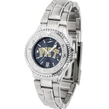 Pittsburgh Panthers Women's Stainless Steel Dress Watch