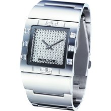 Police PL-11749LS-04M Women's Sheen Textured Silver Dial Stainless Ste