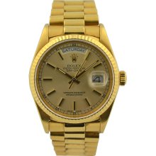 Pre-Owned Rolex Boca Raton 18038 Day-Date President Watch