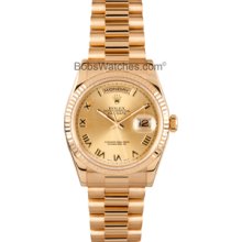 Presidential Rolex Champagne Dial