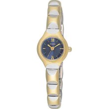 Pulsar Ladies Two Tone Stainless Steel Blue Dial PPH540