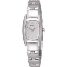 Pulsar PJ5097 Women's White Dial Stainless Steel Quartz Watch