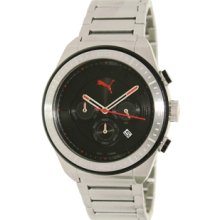 Puma Men's Edge PU102911001 Silver Stainless-Steel Quartz Watch with