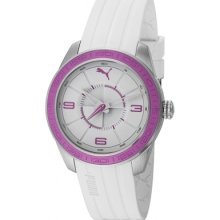 Puma Pu102972003 Slice White Purple Watch