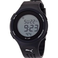 Puma Unisex Sport PU910931003 Black Polyurethane Quartz Watch wit ...