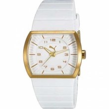 Puma Women's Motor PU102512002 White Plastic Analog Quartz Watch ...