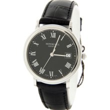 Raymond Weil 5574-1 Stainless Steel Case Black Leather Men's Watch