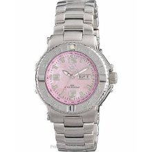 Reactor Ladies Critical Mass Mid Pink MOP Dial Stainless 77013