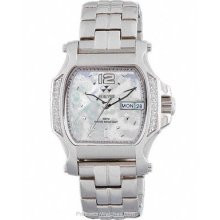 Reactor Ladies Diamond Quark2 White Mother-of-Pearl Dial 65605